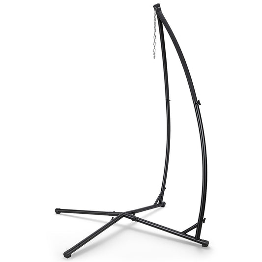 Hengda Hängesessel Gestell aus Metall, Hängestuhlgestell bis 150 kg, freistehender Hängesitzständer für Hängesessel, Indoor & Outdoor