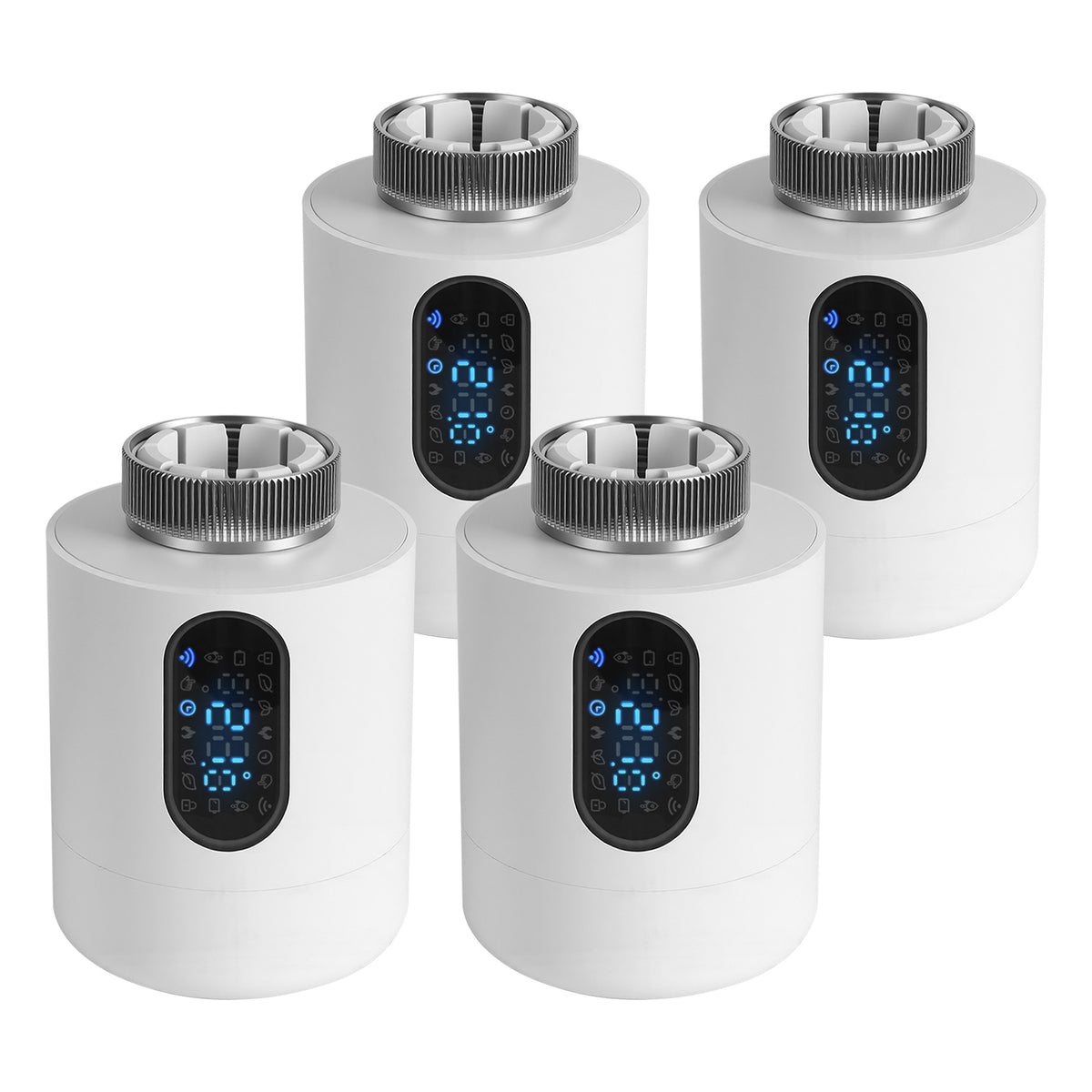 Hengda Heizkörperthermostat, Fenstererkennung, Smart Life/Tuya App