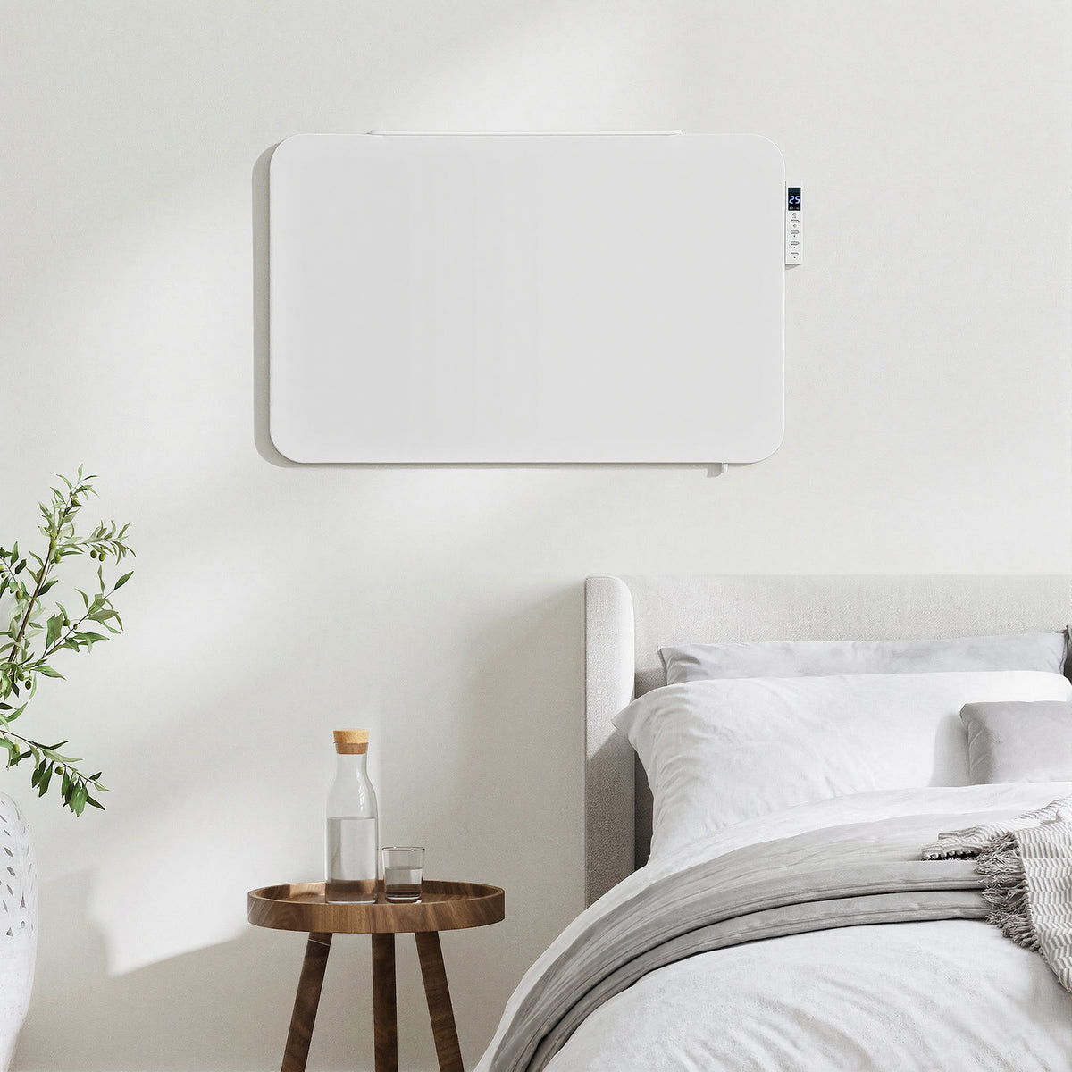 Hengda 450W/800W Infrarotheizung Überhitzungsschutz, mit Handtuchhalter