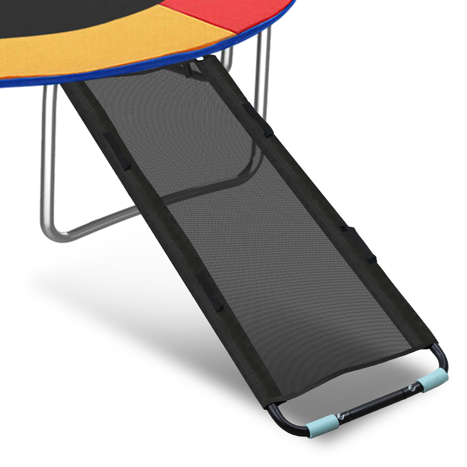 Hengda Trampolin Rutsche 150 cm für Gartentrampolin, universelles Kindertrampolin Zubehör, belastbar bis 100 kg, passend für 10FT Trampoline und größer