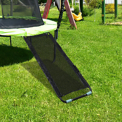 Hengda Trampolin Rutsche 150 cm für Gartentrampolin, universelles Kindertrampolin Zubehör, belastbar bis 100 kg, passend für 10FT Trampoline und größer