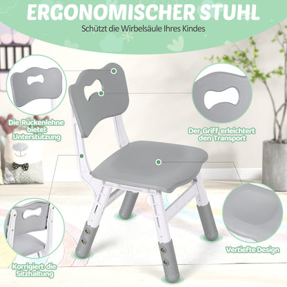 Hengda Kindertisch, Maltisch Aktivitätstisch mit Stühle