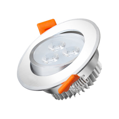Hengda 3W LED Einbaustrahler 230V | Flacher LED Deckenspot Warmweiß Kaltweiß | Energieeffiziente LED Einbauleuchte für Wohnzimmer, Küche, Bad Flur