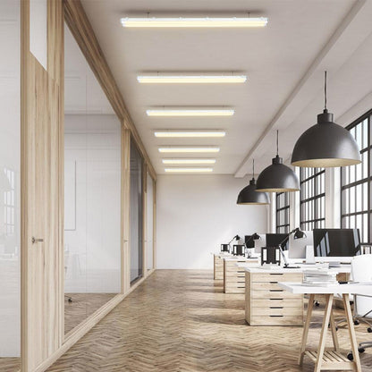 Hengda LED Feuchtraumleuchte 18W/24W, 120cm/150cm Wannenleuchte, Kaltweiß/Neutralweiß, Doppelt T8 LED Werkstattlampe, Röhrenlampe IP65 Wasserfest