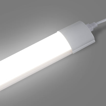 Hengda LED Feuchtraumleuchte 18W/36W/48W, IP65 Wasserfest Led Röhre Werkstattlampe 4000K Neutralweiß, Wannenleuchte