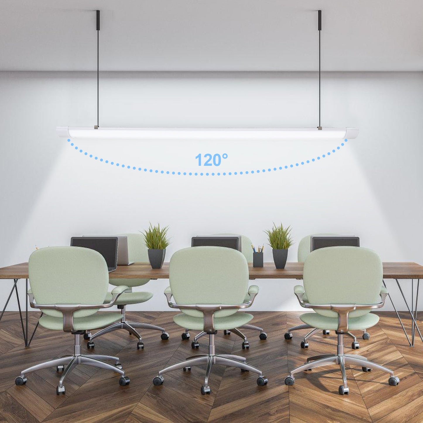 Hengda LED Feuchtraumleuchte 18W/36W/48W, IP65 Wasserfest Led Röhre Werkstattlampe 4000K Neutralweiß, Wannenleuchte