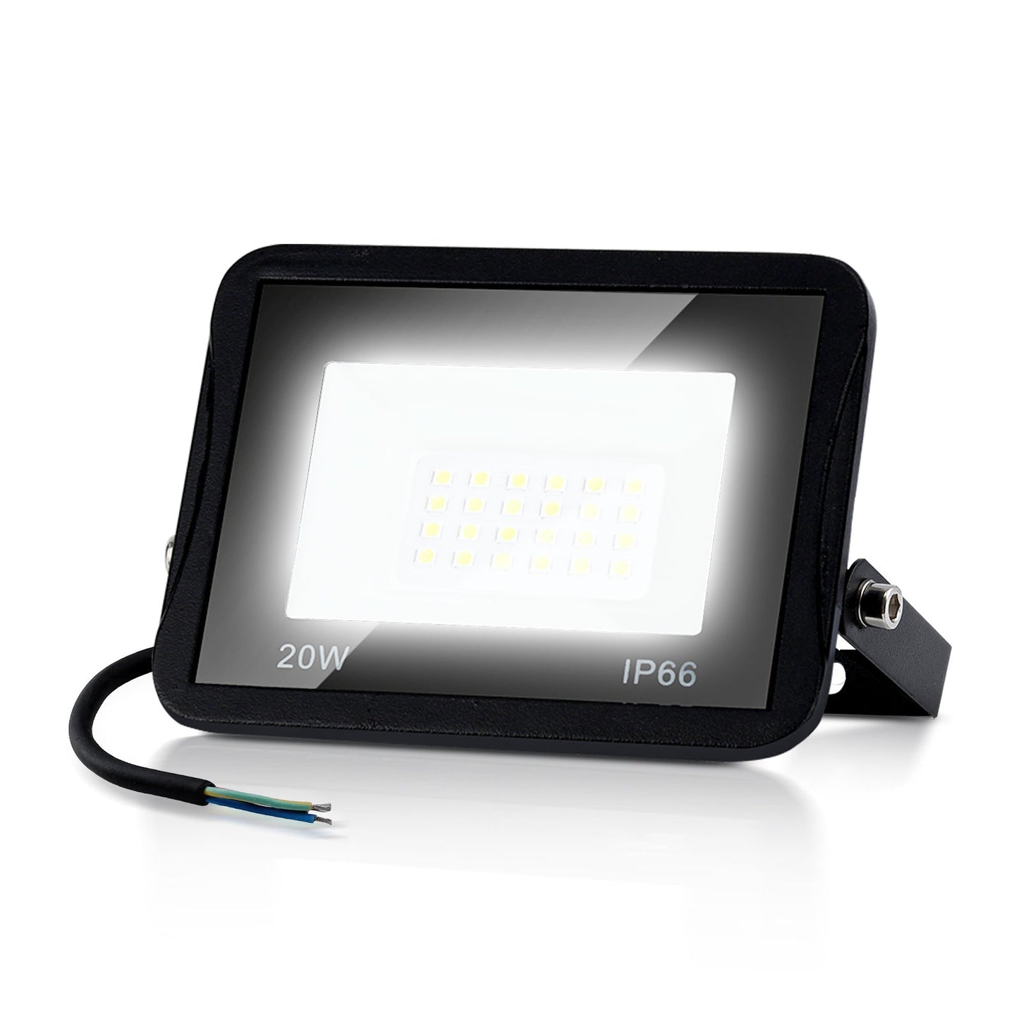 Hengda LED Strahler Außen, LED Fluter 10W-100W, LED Scheinwerfer Kaltweiß/Warmweiß, Aussenstrahler IP66 Wasserdicht (Kein Stecker)
