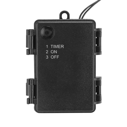 Hengda LED Garten Leuchtstäbe Stern, Weihnachtslichter Außen mit Batterie und Timer, IP65 Sterne Weihnachtsbeleuchtung, für Gartenstecker
