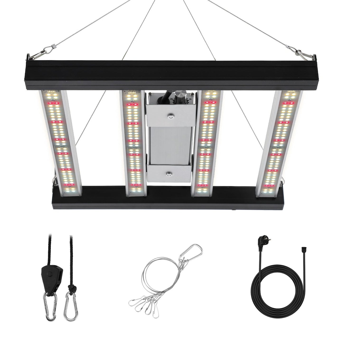Hengda 150W LED Pflanzenlampe, LED Vollspektrum Grow Lampe, Grow Light Dimmbare, Wachstumslampe