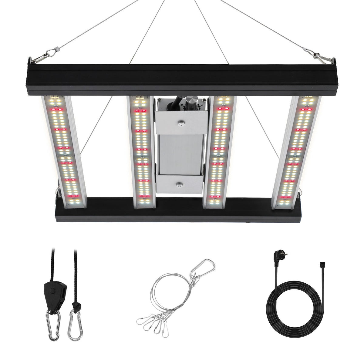 Hengda 150W LED Pflanzenlampe, LED Vollspektrum Grow Lampe, Grow Light Dimmbare, Wachstumslampe