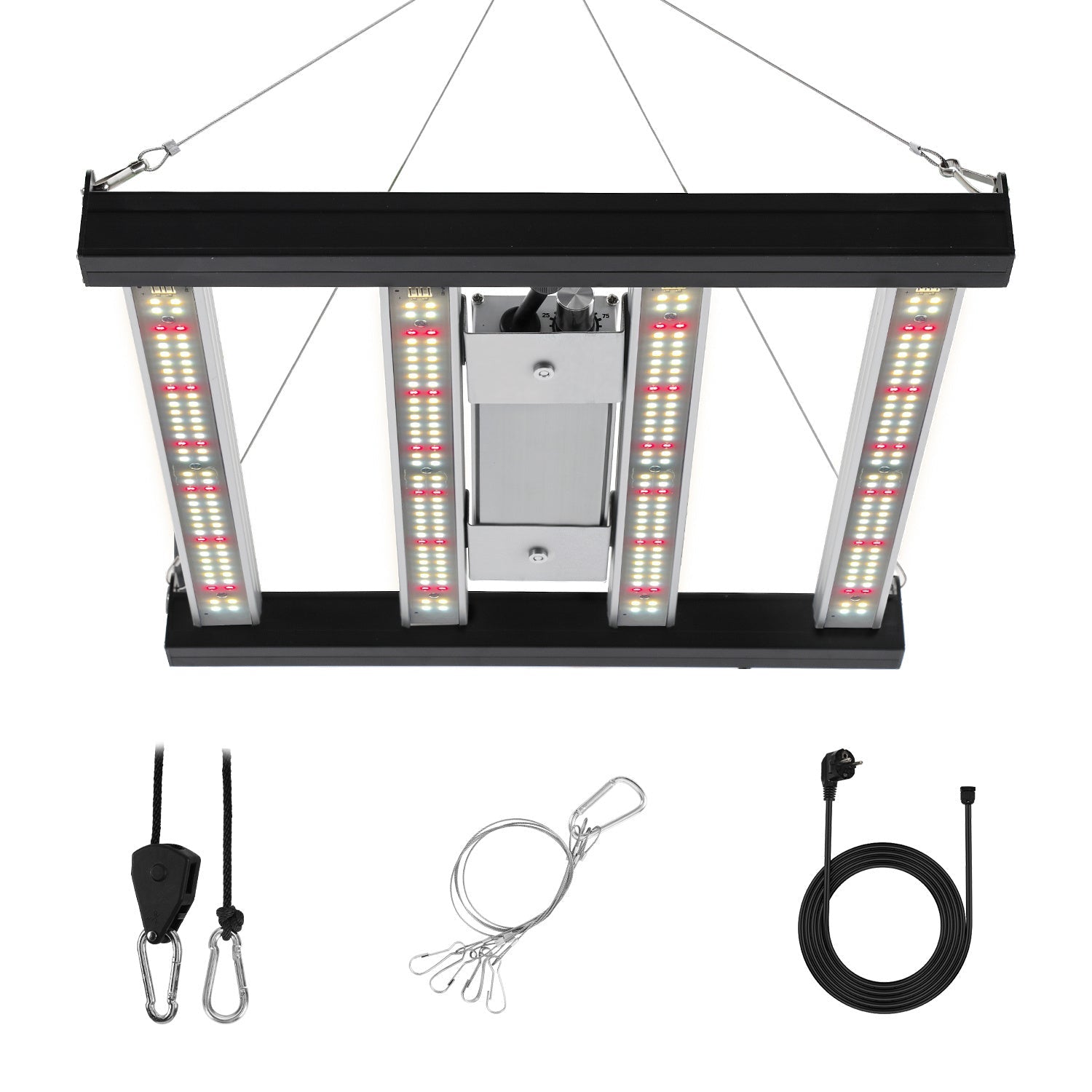 Hengda 150W LED Pflanzenlampe, LED Vollspektrum Grow Lampe, Grow Light Dimmbare, Wachstumslampe