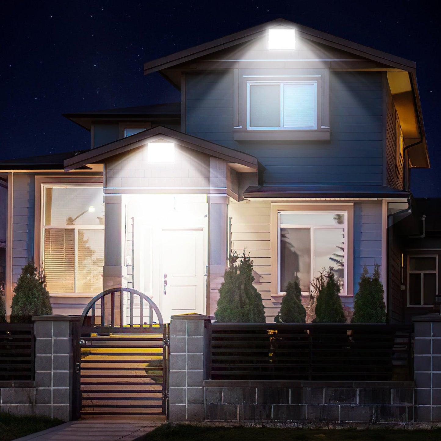 Hengda LED Strahler Außen 10–200W | LED Fluter 6000K Kaltweiß | IP65 Wasserdichter Außenstrahler mit 120° Abstrahlwinkel für Garten, Hof, Garage & Fassadenbeleuchtung (ohne Stecker)