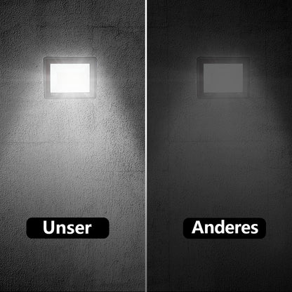 Hengda LED Strahler, 20/30/50/100W LED Fluter, Warmweiß/Kaltweiß Außenstrahler, IP66 Scheinwerfer (kein Stecker)