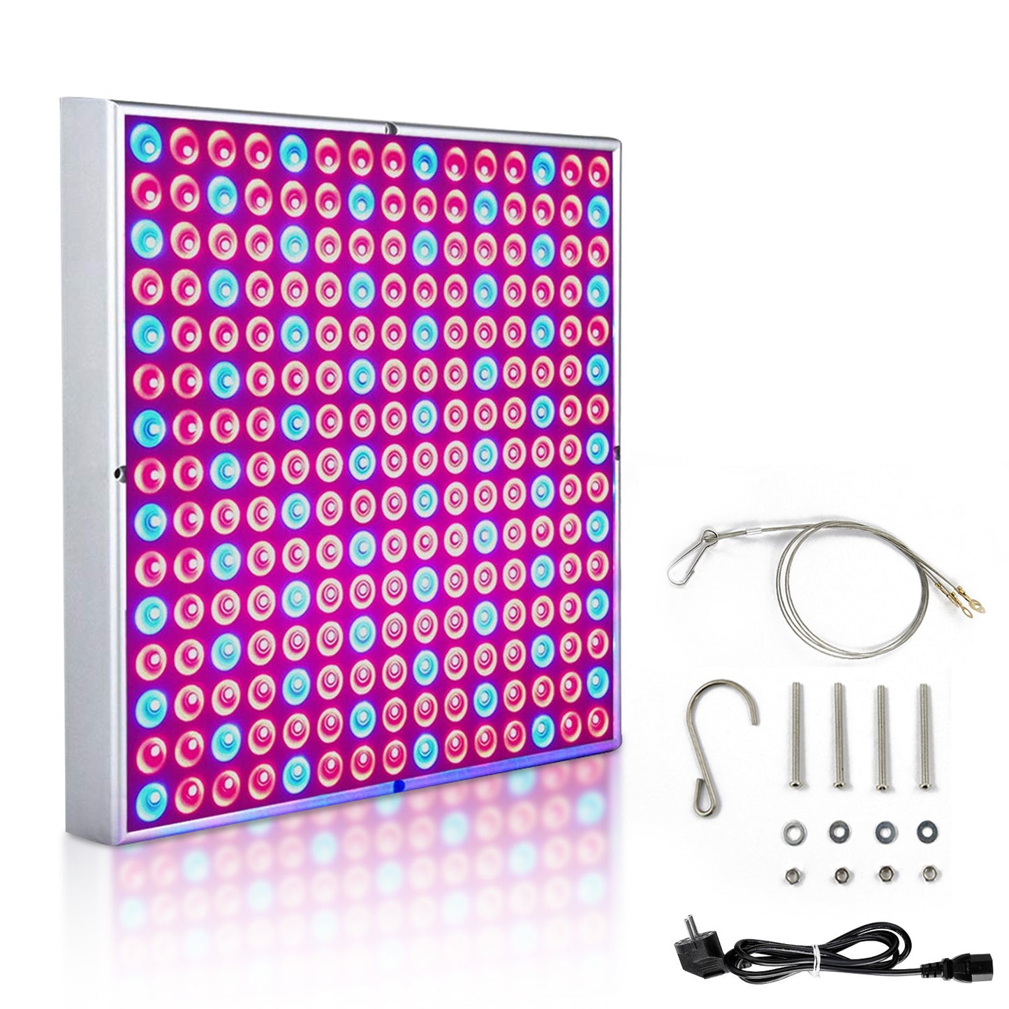 Hengda LED Pflanzenlampe 15W-45W | Vollspektrum Grow Light für Indoor Pflanzen & Gemüse | LED Pflanzenlicht Quadrat | Effizient & Energie-sparend | Zimmerpflanzen, Tomaten, Chili, Orchideen