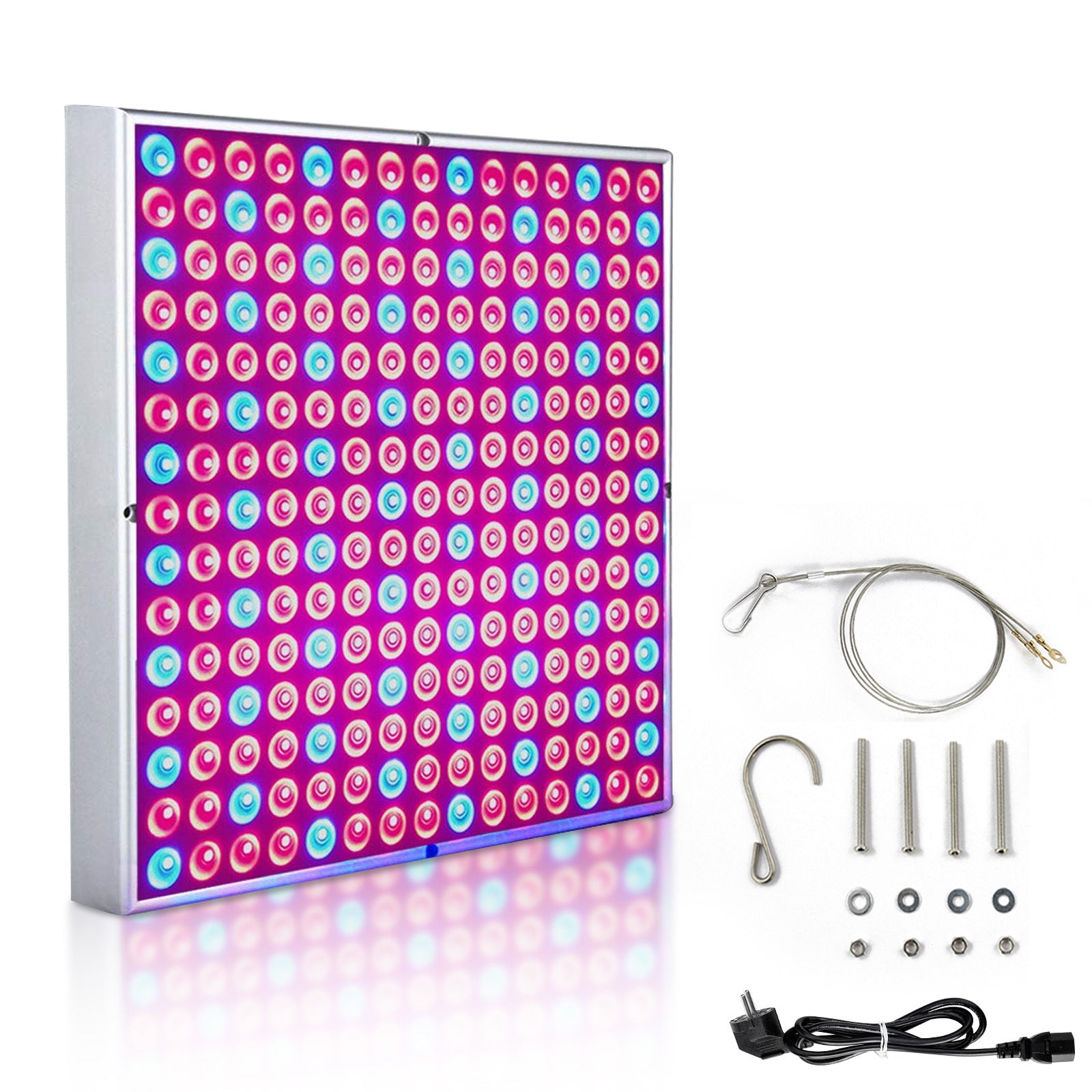 Hengda LED Pflanzenlampe 15W-45W | Vollspektrum Grow Light für Indoor Pflanzen & Gemüse | LED Pflanzenlicht Quadrat | Effizient & Energie-sparend | Zimmerpflanzen, Tomaten, Chili, Orchideen
