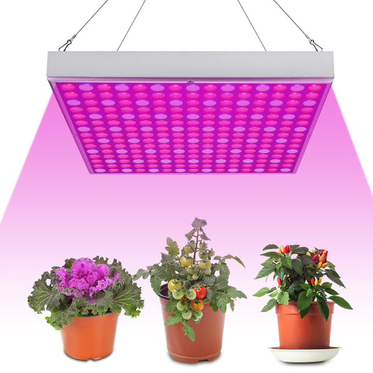 Hengda LED Pflanzenlampe 15W-45W | Vollspektrum Grow Light für Indoor Pflanzen & Gemüse | LED Pflanzenlicht Quadrat | Effizient & Energie-sparend | Zimmerpflanzen, Tomaten, Chili, Orchideen