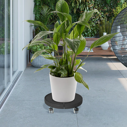 Hengda Pflanzenroller Rund, Blumenroller Einstellbar Ø38-54cm