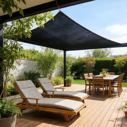 Hengda Sonnensegel Sonnenschutz, UV-Beständiges Terrassendach mit Ösen