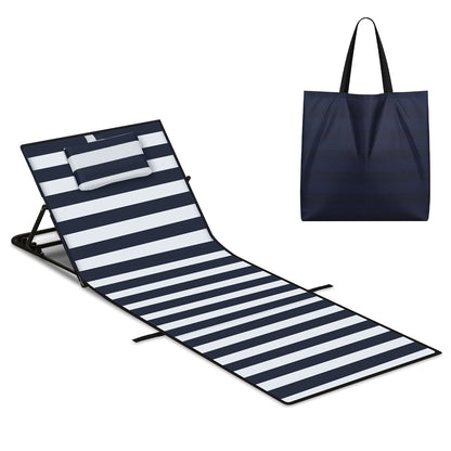 Hengda Strandmatte faltbar, 158 cm Strandliege Gepolstert
