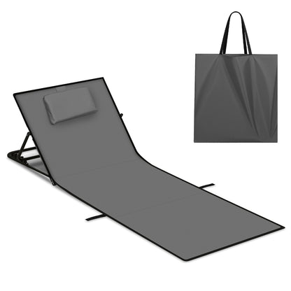 Hengda Strandmatte faltbar, 158 cm Strandliege Gepolstert