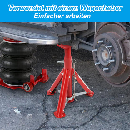 Hengda 2T 3T Unterstellböcke, Klappbar Stützböcke höhenverstellbar 290-405 mm
