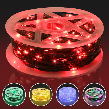 Hengda RGBIC LED Lichterkette Außen IP65 | Farbwechsel Weihnachtslichterkette Dimmbar | LED Lichterkette für Garten, Balkon, Party & Innenbereich
