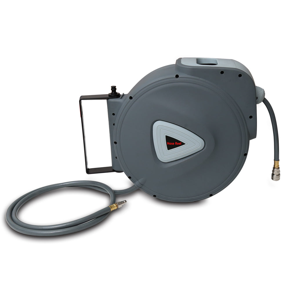 Hengda Schlauchaufroller Automatik Trommel Wasserschlauch Druckluftschlauch 10/20/30m Druckluftschlauch Aufroller Schlauchtrommel Wasser