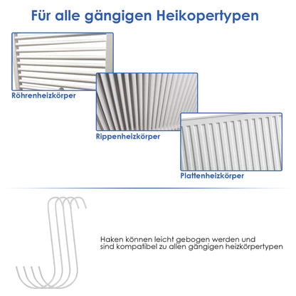 Hengda 4er / 8er / 12er Verdunster Keramik Heizung Heizkörper Keramik für Flachkühler Luftbefeuchter