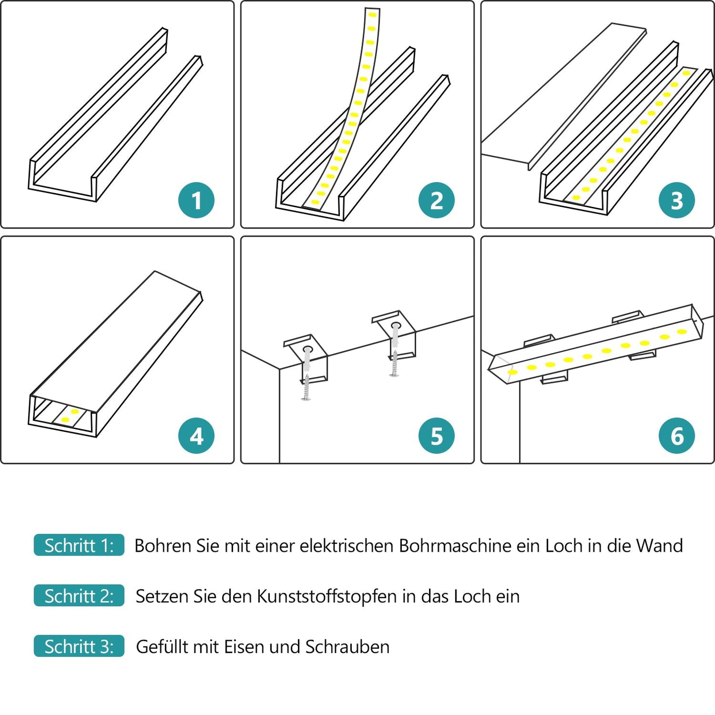 LED Aluminium Profi