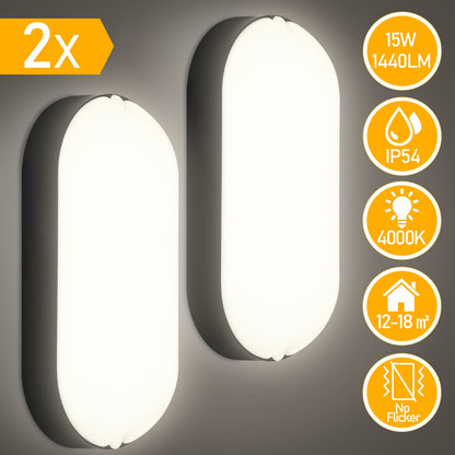  15W LED Außenleuchte Wandleuchte