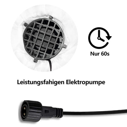 Hengda 1.6m-2.4m Weihnachtsmann Aufblasbarer Weihnachtsdekoration für Einkaufszentrum Dekoration Schneemann für Außen