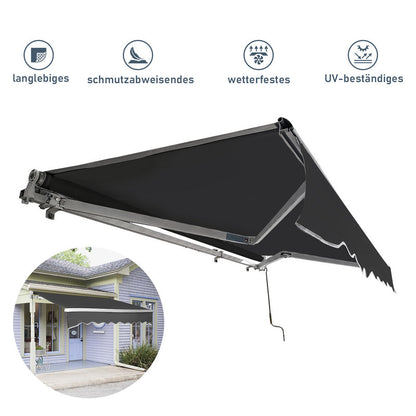 Hengda Sonnenmarkise Balkonmarkise Sonnenschutz Gelenkarmmarkise Windbeständig Balkone