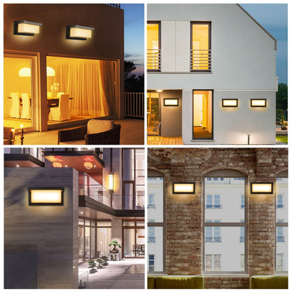 Hengda LED Wandleuchte 18W LED Wandlampe Sensor Wandleuchte IP65 Außenleuchte mit Bewegungsmelder