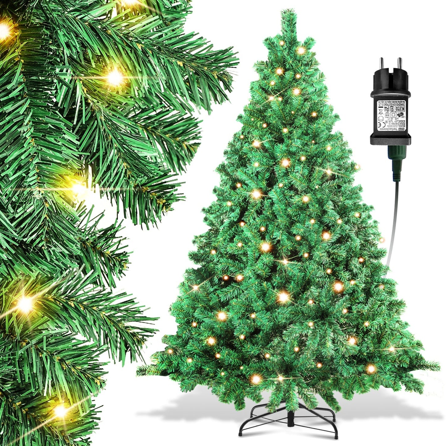 Hengda Weihnachtsbaum Künstlicher mit Beleuchtung