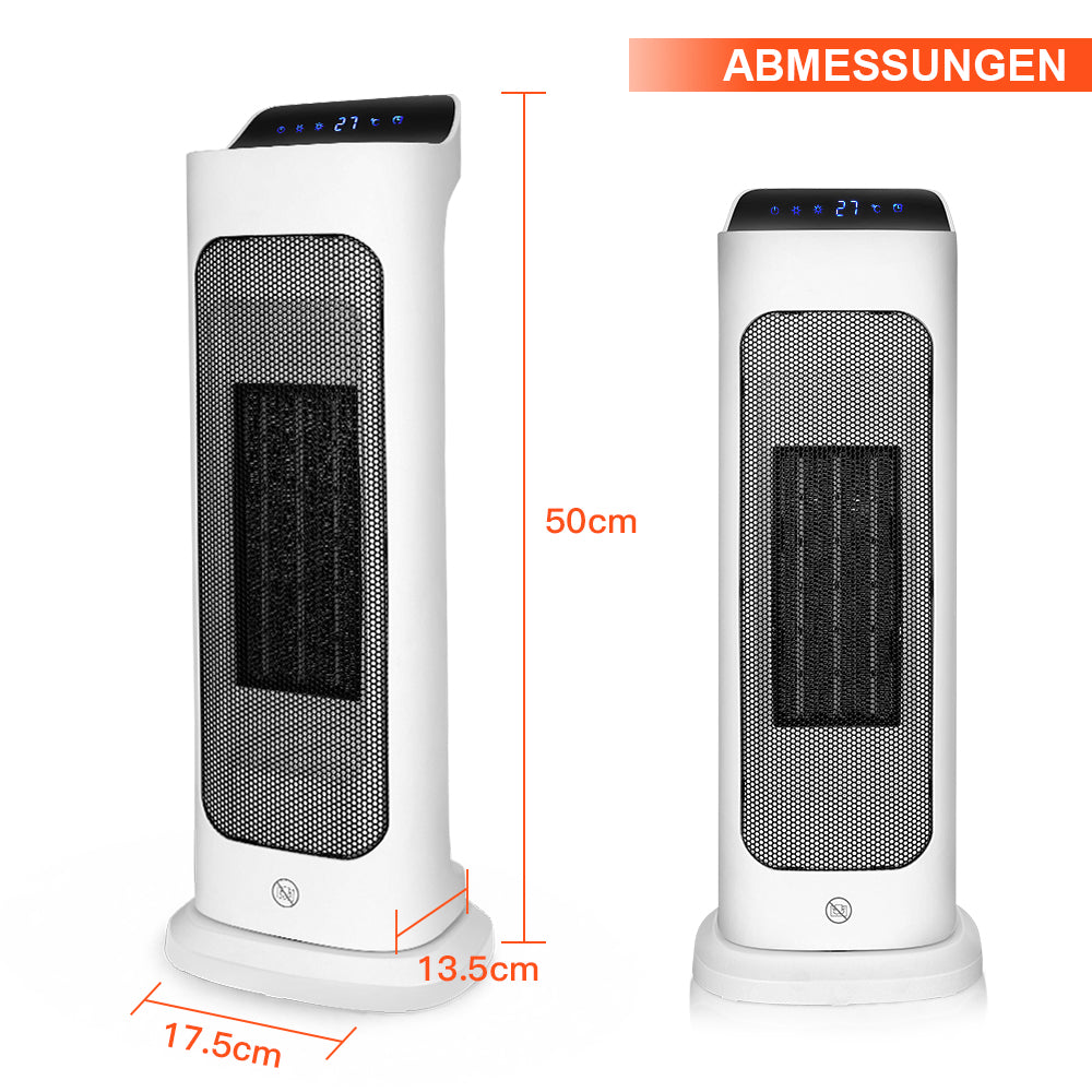 Hengda Heizlüfter Thermostat Heizgerät Heater Schlafzimmer 2000W Heizung Keramik Timer
