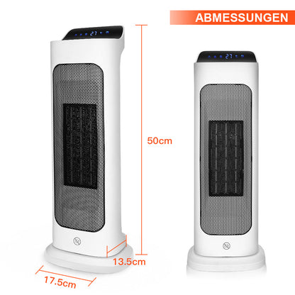 Hengda Heizlüfter Thermostat Heizgerät Heater Schlafzimmer 2000W Heizung Keramik Timer