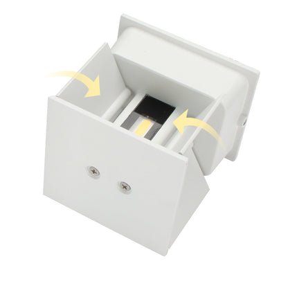 Hengda LED Wandlampe Effektleuchte IP65 Außen Up down Light Deko Wandleuchte 7W/12W