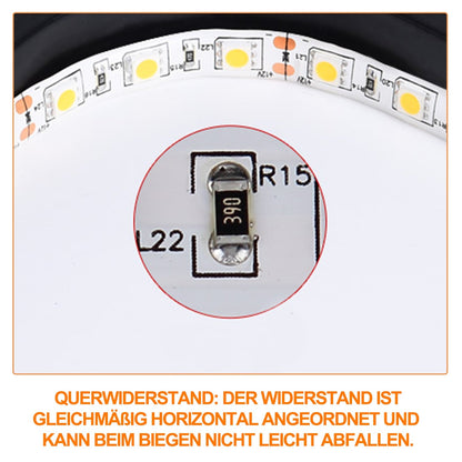 Hengda Led Strip mit 24 Tasten Fernbedienung, RGB 5050 SMD LED Streifen Selbstklebend 12V, led beleuchtung [Energieklasse F]