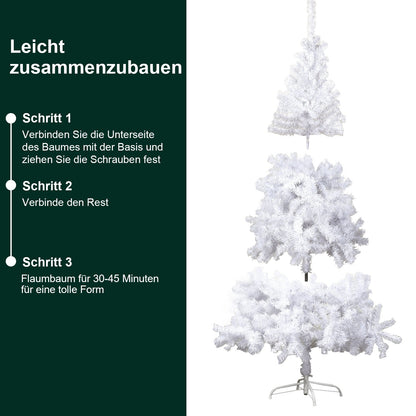 Hengda Weihnachtsbaum 120-210cm Baum Christbaum PVC Tannenbaum Tanne Baum künstlicher