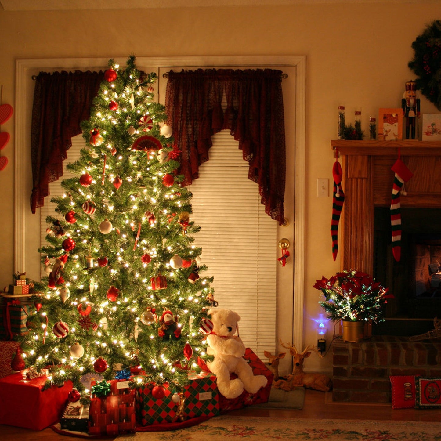 Hengda 200/280 LED Lichterkette Dekobeleuchtung Weihnachtsbaum Weihnachten Tannenbaum