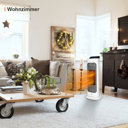 Hengda Heizlüfter Thermostat Heizgerät Heater Schlafzimmer 2000W Heizung Keramik Timer