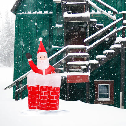 Hengda Weihnachtsmann Aufblasbarer Schneemann Riesiger Dekoration Außen 160cm-240m