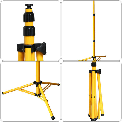 Hengda Baustrahler Stativ, Höhenverstellbarer LED Strahler stativ, tripod Flutlicht Ständer Höhenverstellung von 64 bis 158 cm