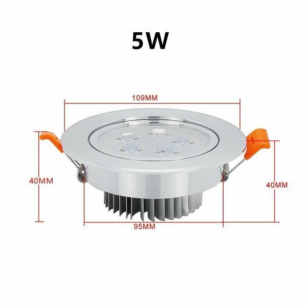 Hengda 3W/5W/7W Dimmbar Warmweiß/Dimmbar Kaltweiß led einbaustrahler