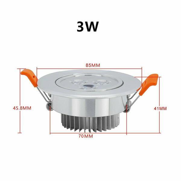 Hengda 3W/5W/7W Dimmbar Warmweiß/Dimmbar Kaltweiß led einbaustrahler